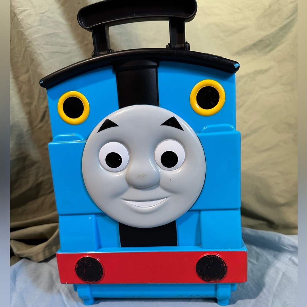 Thomas & Friends wooden railway toy train carry case